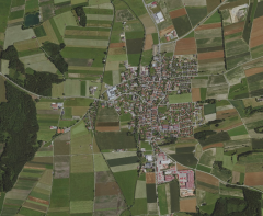 Luftbild von Balzhausen