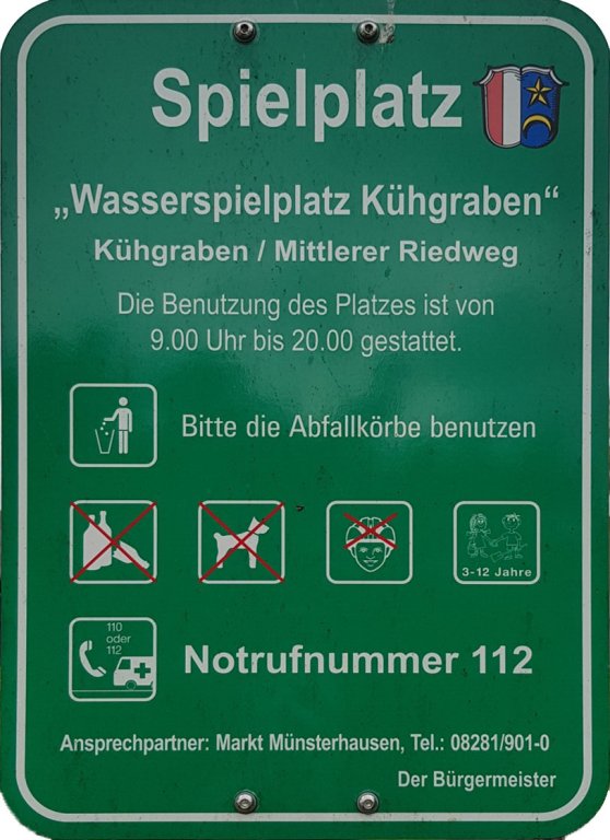 Spielplatz Info Wasserspielplatz