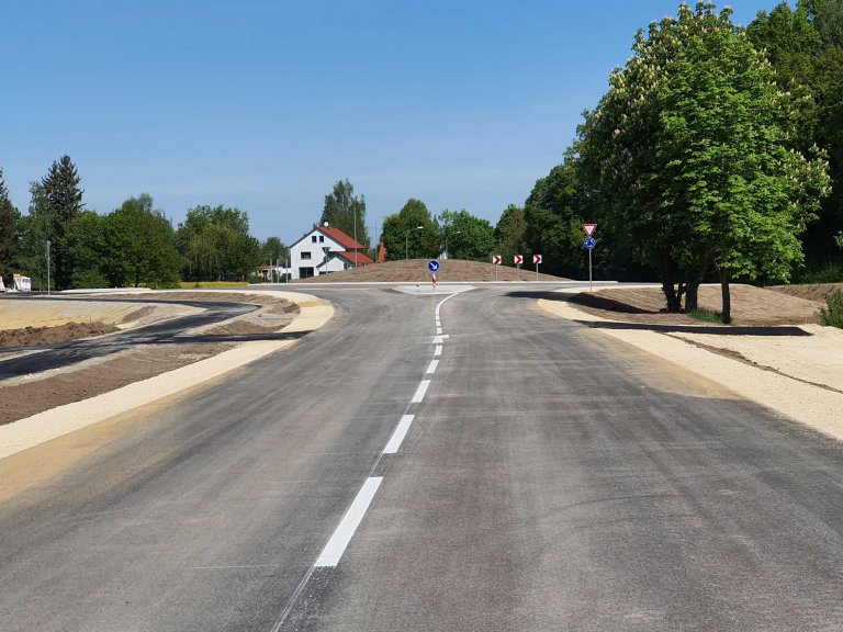 Eröffnung des südlichen Kreisverkehr